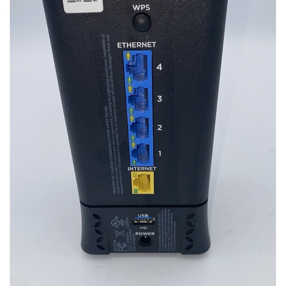 Spectrum Wave 2 RAC2V1K Wireless Router No Power Cord - Picture 4 of 5